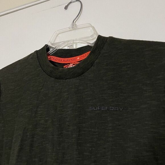 SUPERDRY green crew neck short sleeve tshirt size Small - Picture 4 of 6